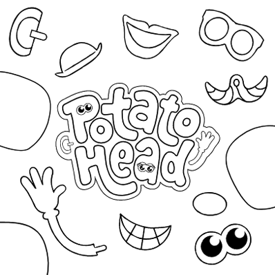 Potato Head Coloring Page - Hasbro Play